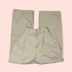 High waisted pleated trousers